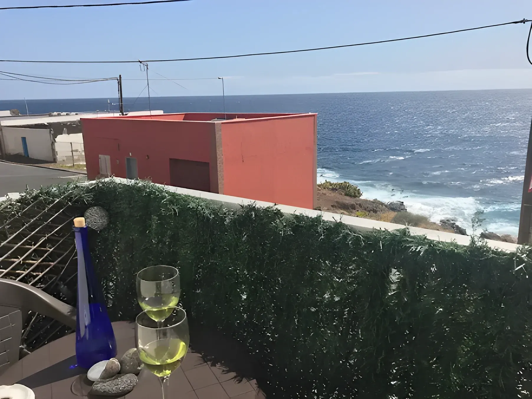 Vista al océano Atlántico desde la terraza